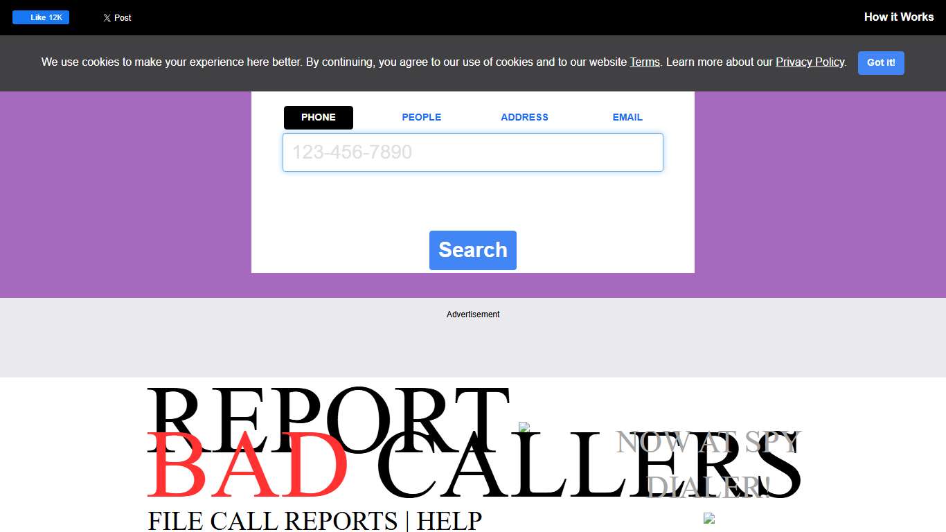 Free Reverse Phone Lookup - Cell Phone or Landline Spy Dialer